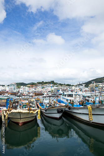 Tongyoung Port is a famous port in Tongyeong  Korea.