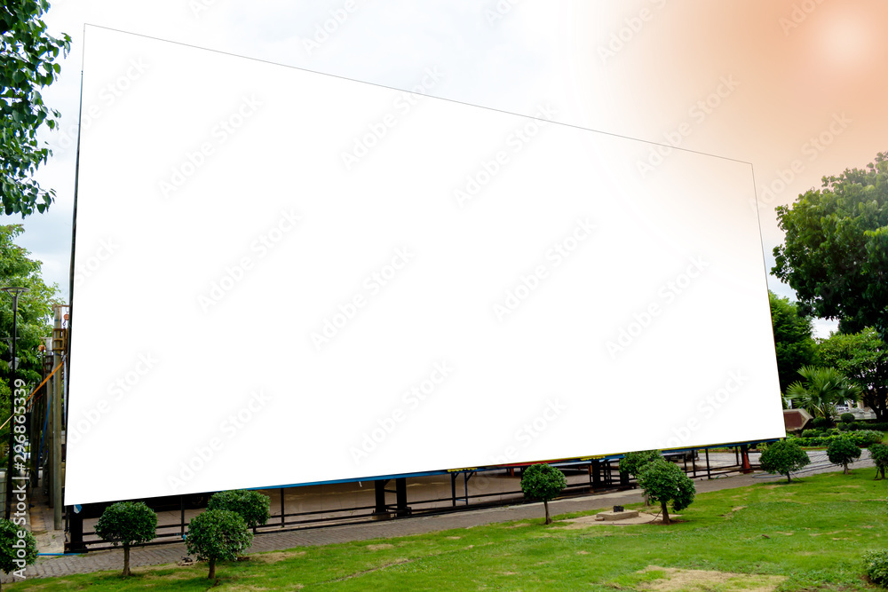 Obraz premium blank billboard in city
