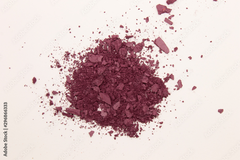 This is a photograph of Plum powder Blusher isolated on a White background This is a photograph of Plum powder Blusher isolated on a White background
