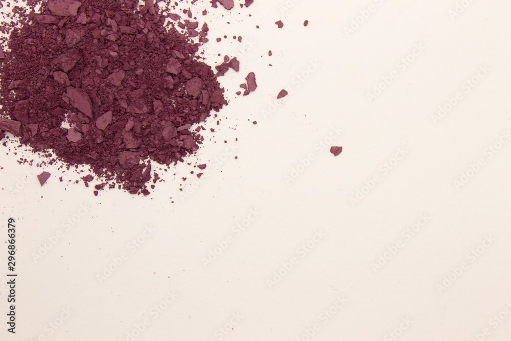 This is a photograph of Plum powder Blusher isolated on a White background This is a photograph of Plum powder Blusher isolated on a White background