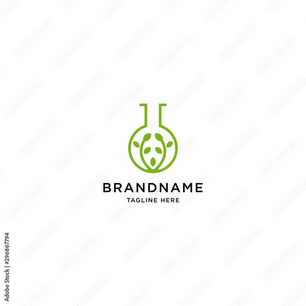 Eco Lab Logo Icon Design Template. Green, Nature, Leaf Science, Vector Illustration Eco Lab Logo Icon Design Template. Green, Nature, Leaf Science, Vector Illustration