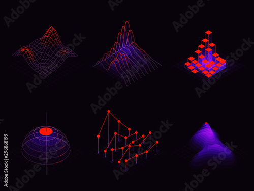 Vector Abstract Charts illustration