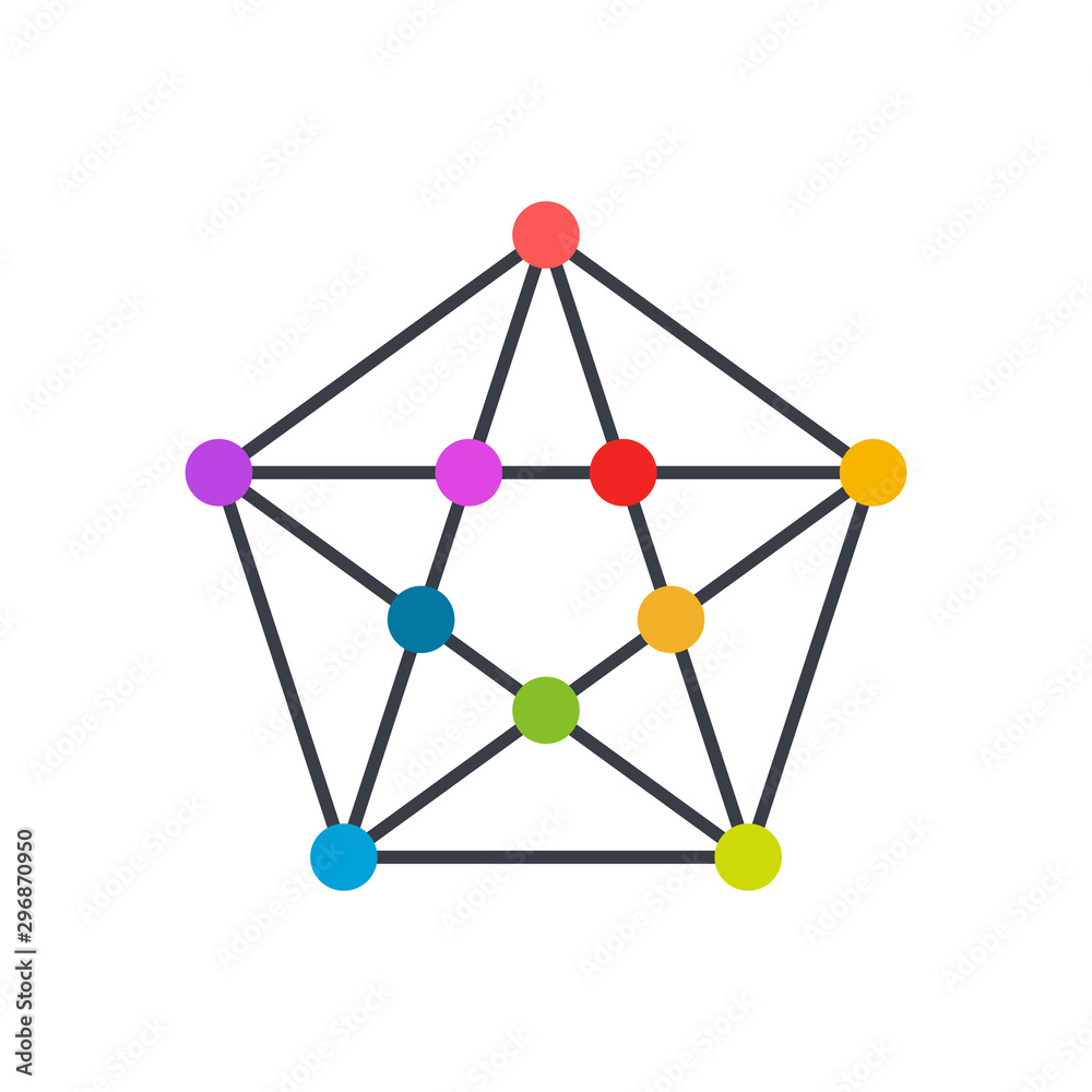Connection Network Vector Illustration design symbol sign abstrac Connection Network Vector Illustration design symbol sign abstrac