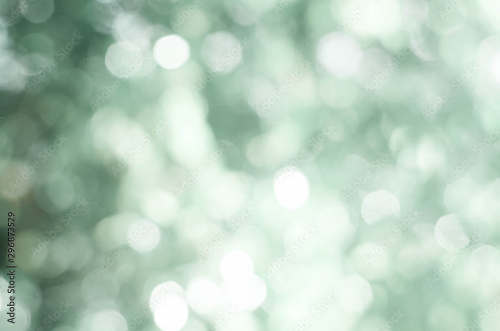 Obraz premium green abstract background with bokeh