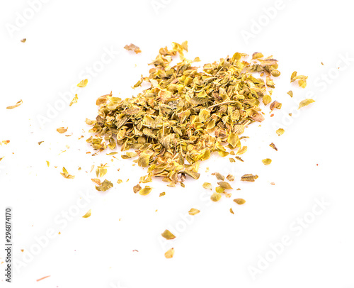 dry marjoram spice (Origanum majorana)
