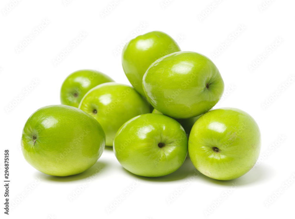 Fresh juicy jujube isolated on white background Fresh juicy jujube isolated on white background