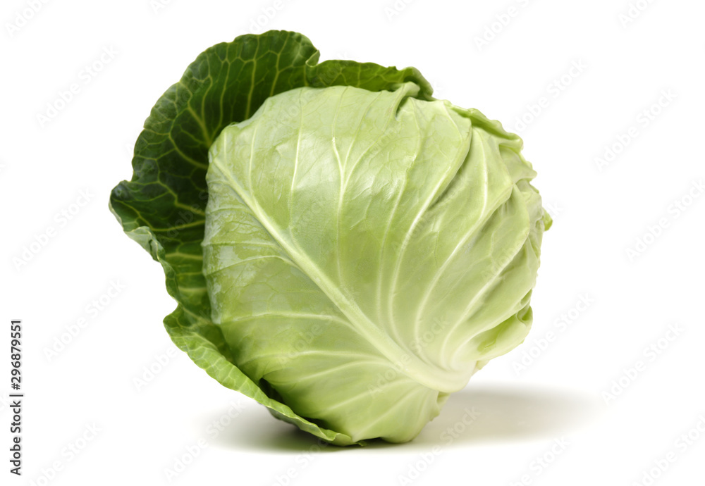 cabbage on white background cabbage on white background