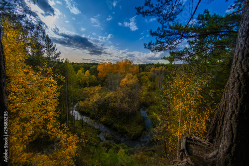 Autumn landscapes from the city park