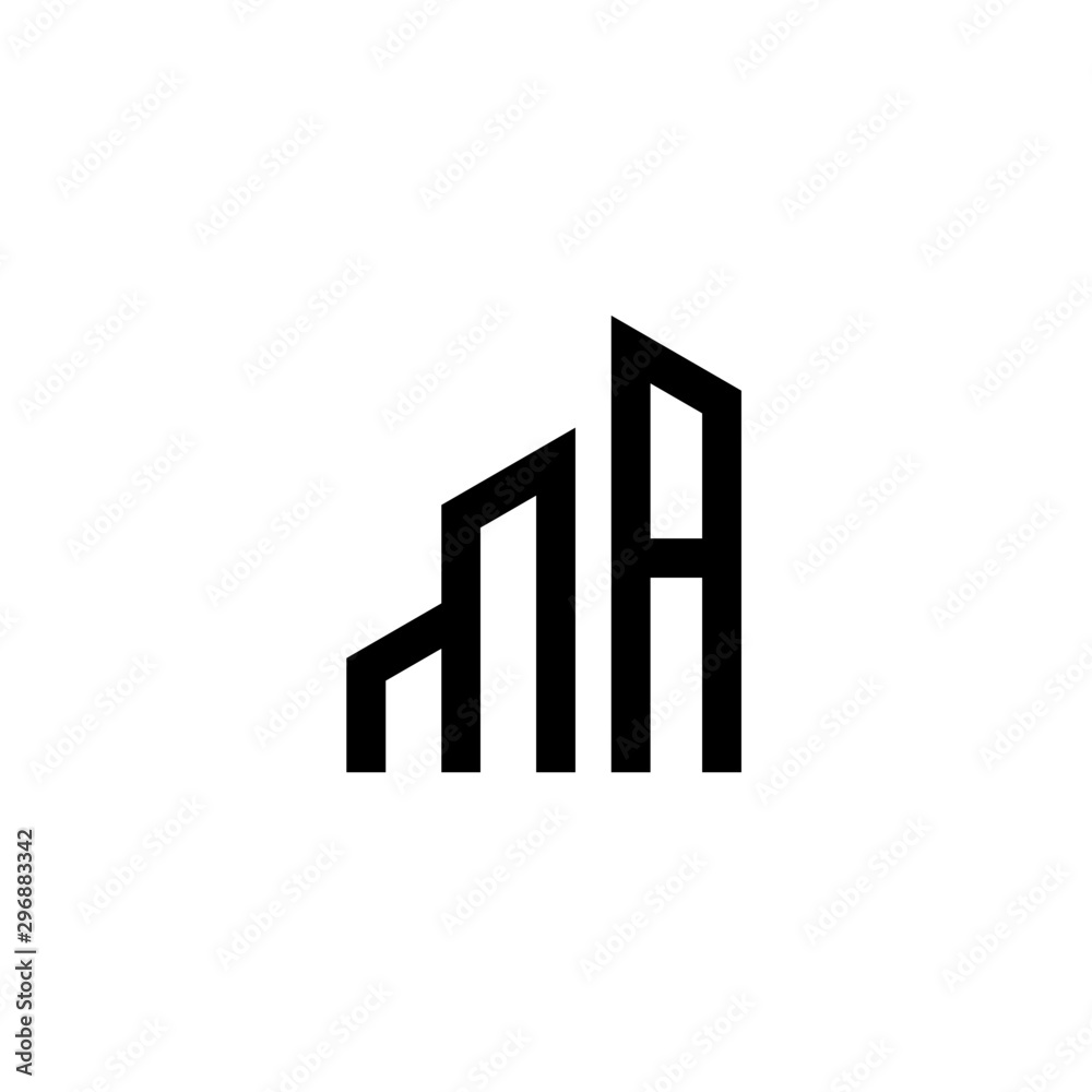 Letter MA logo icon design template elements Letter MA logo icon design template elements