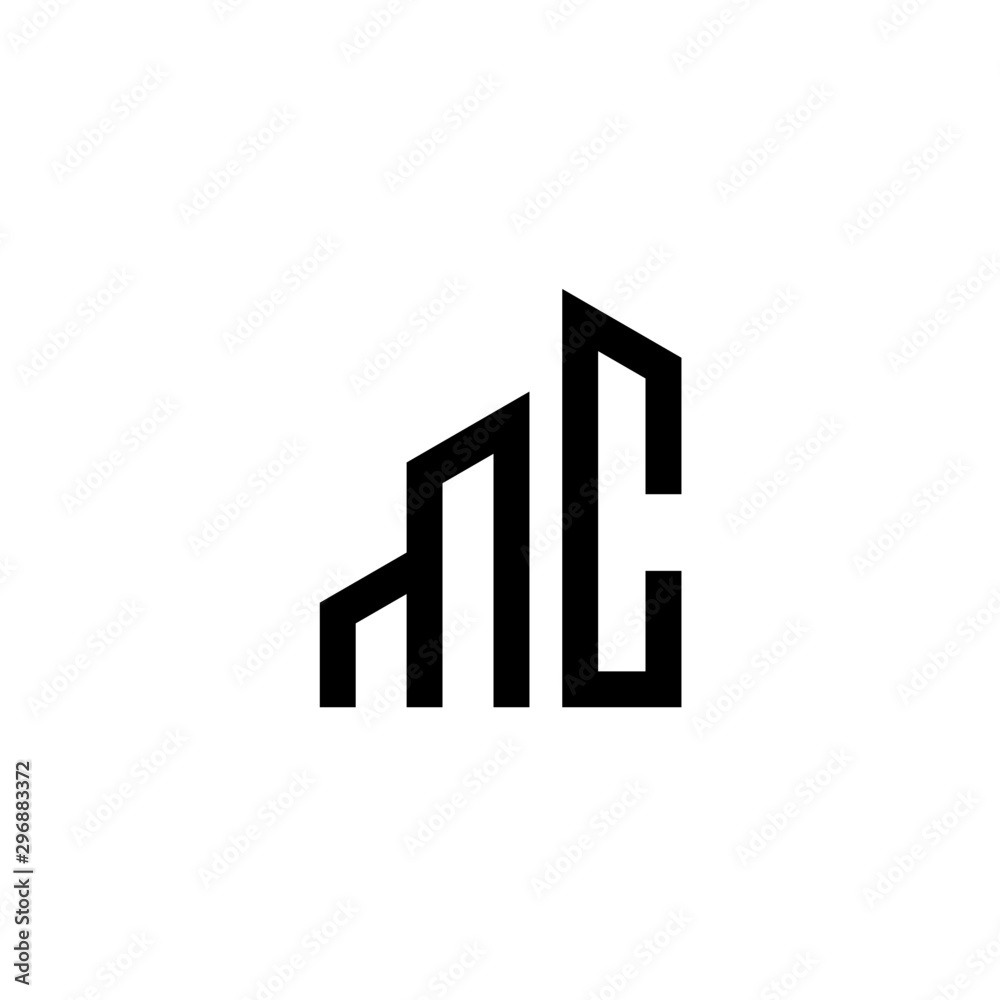 Letter MC logo icon design template elements