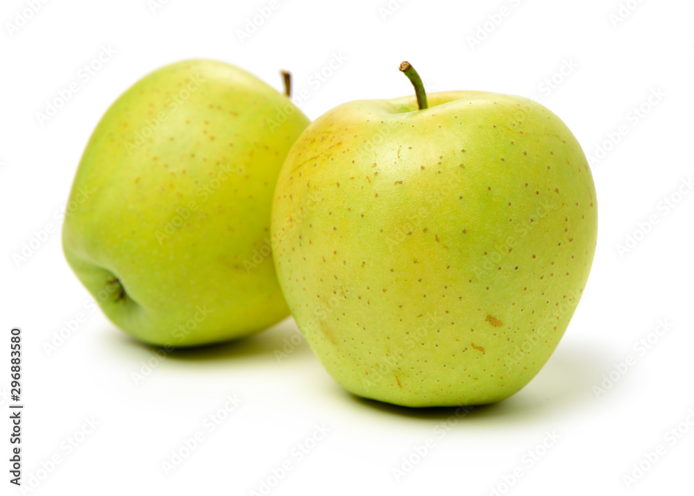 Green apple isolated on white background