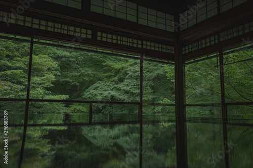 京都 瑠璃光院 お寺 写真素材 旅行 観光 日本庭園 寺 寺社仏閣