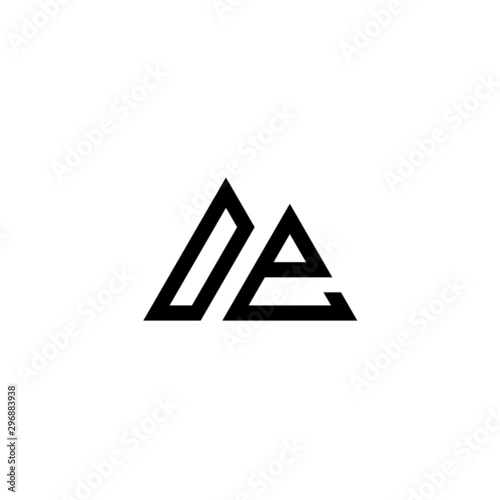 Letter OE logo icon design template elements