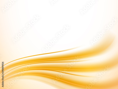 Abstract golden waves background.