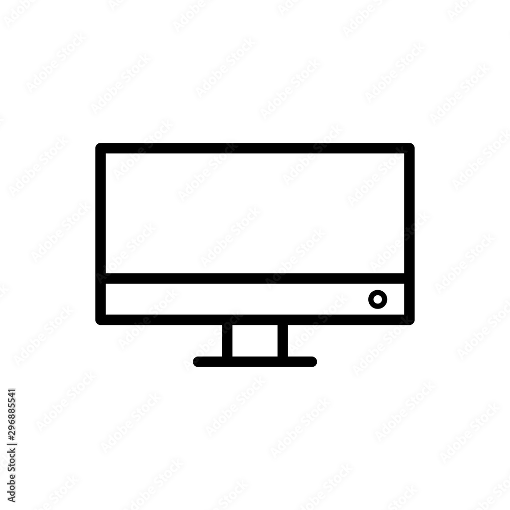 Monitor icon trendy Monitor icon trendy
