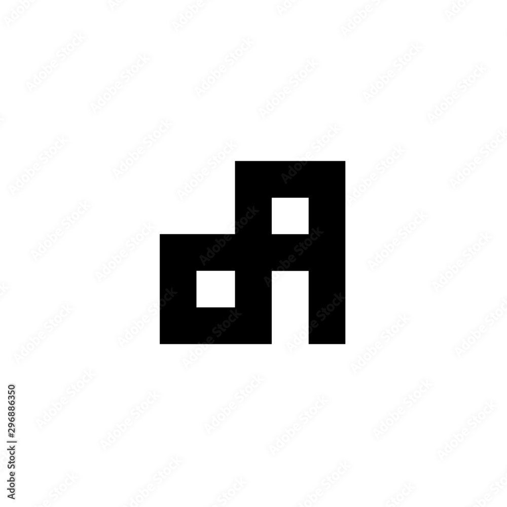 Letter DA logo icon design template elements Letter DA logo icon design template elements