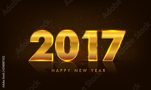 Golden Text 2017 for New Year celebration.