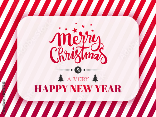 Greeting Card for Christmas and New Year.