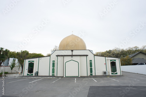 13th October 2019,Christchurch,New Zealand.Al Noor Mosque in the Christchurch suburb of Riccarton in New Zealand. It became the primary target of the Christchurch mosque shootings of 15 March 2019. photo