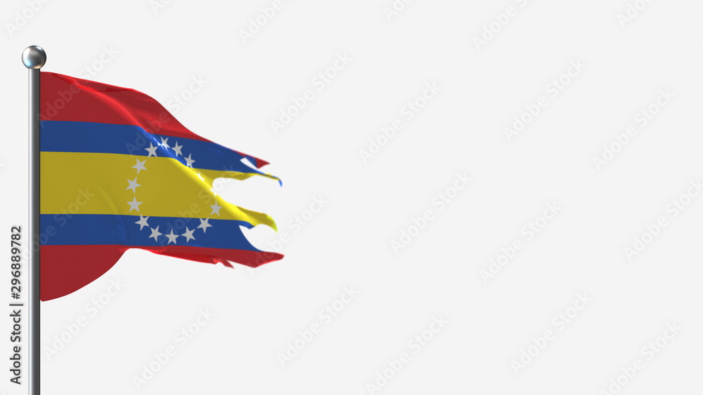 Loja Ecuador 3D tattered waving flag illustration on Flagpole. Perfect for background with space on the right side. Loja Ecuador 3D tattered waving flag illustration on Flagpole. Perfect for background with space on the right side.