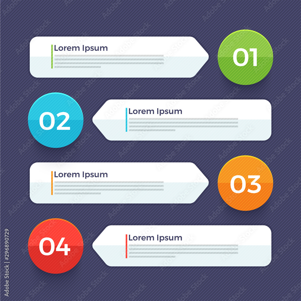 Shiny arrows business infographic elements. Shiny arrows business infographic elements.