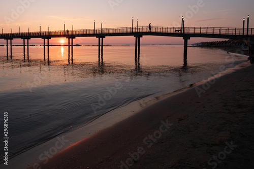 Sunrise on the pier .. Francavilla al Mare  ch  Italy