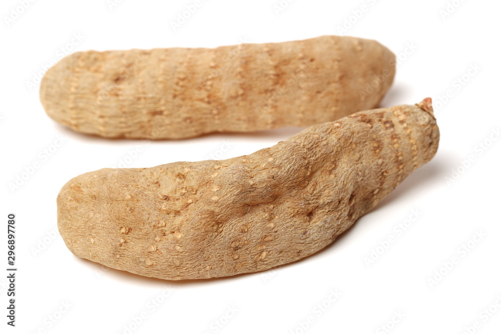 Gastrodia elata on white background Gastrodia elata on white background
