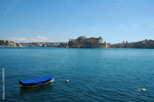 Valletta, the capital city of Malta.  Mediterranean Sea © Luc Bianco