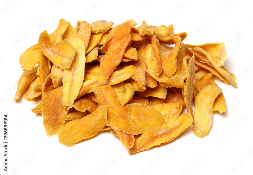 Mango. dry mango on the background
