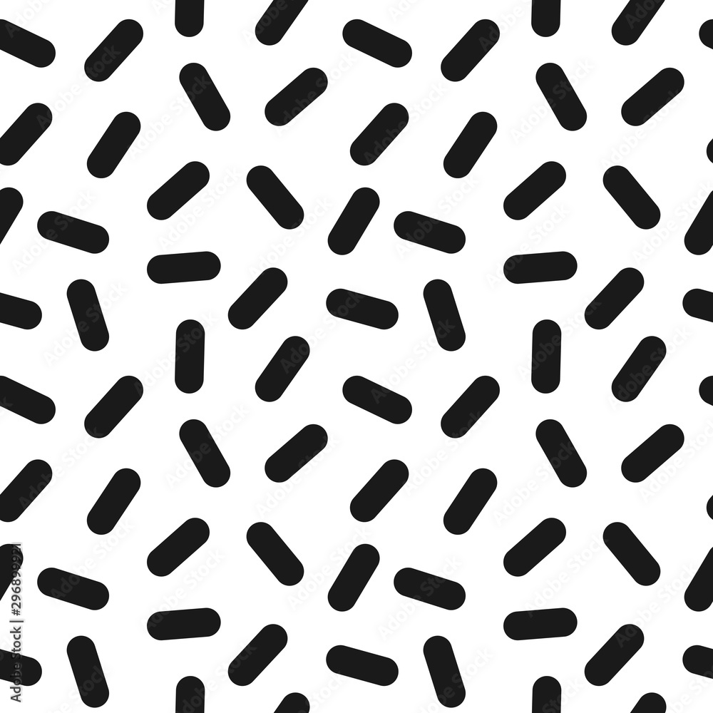 seamless pattern vector dot strip memphis abstract
