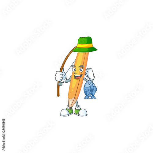 Fishing pencil stationery for in elementary school.