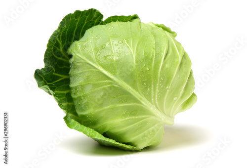 cabbage on white background