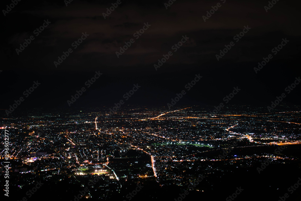 Chiangmai city at night Chiangmai city at night