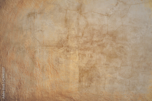 Grunge concrete wall with crack and stains. Cement texture for design and background.