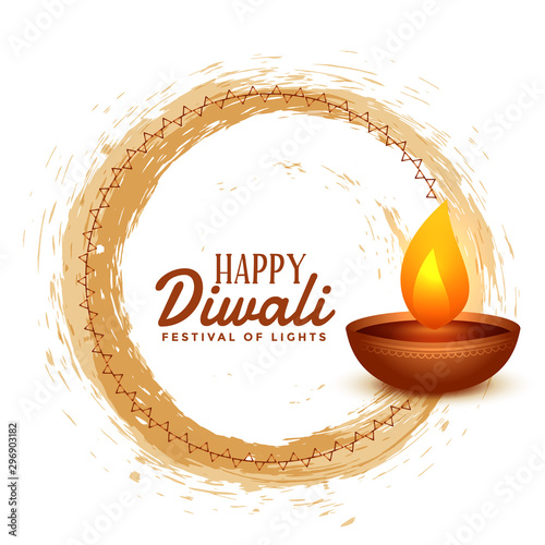happy diwali hindu festival card design background Stock Vector | Adobe  Stock