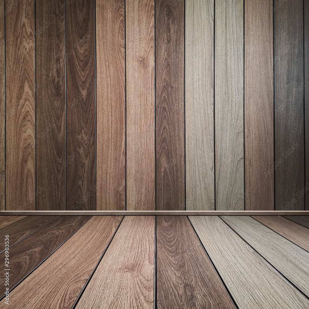 Empty Wood shelve table background wall for displaying or placing product. Empty Wood shelve table background wall for displaying or placing product.