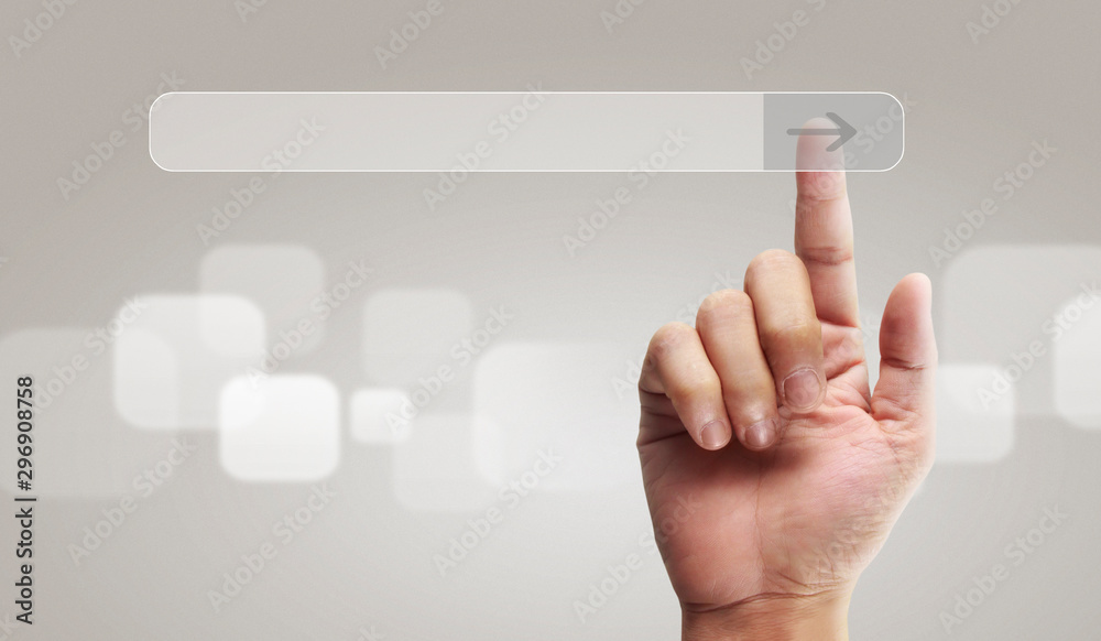 Hands touching button screen interface global connection customer networking Hands touching button screen interface global connection customer networking