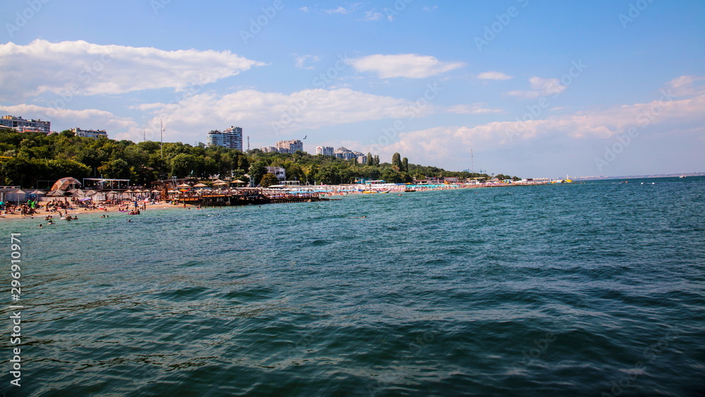 Odessa beach in summer