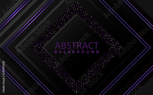 Abstract background, 3d rhombuses, sparkles, vector illustration, eps 10