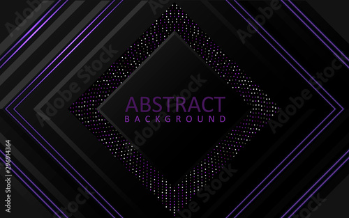Abstract background, 3d rhombuses, sparkles, vector illustration, eps 10