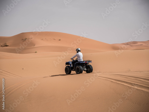 Quad in the desert
