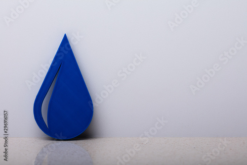 Close-up Of A Water Drop Symbol