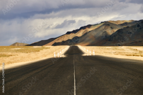 Beautiful asphalt road in the mountains