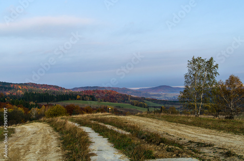 Fototapeta Naklejka Na Ścianę i Meble -  kolory jesieni bieszczady 