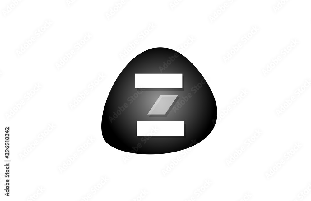 Z alphabet letter logo for company icon design in black and white Z alphabet letter logo for company icon design in black and white
