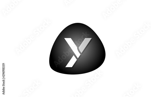 Free Download Y alphabet letter logo for company icon design in black and white - GFXLoad