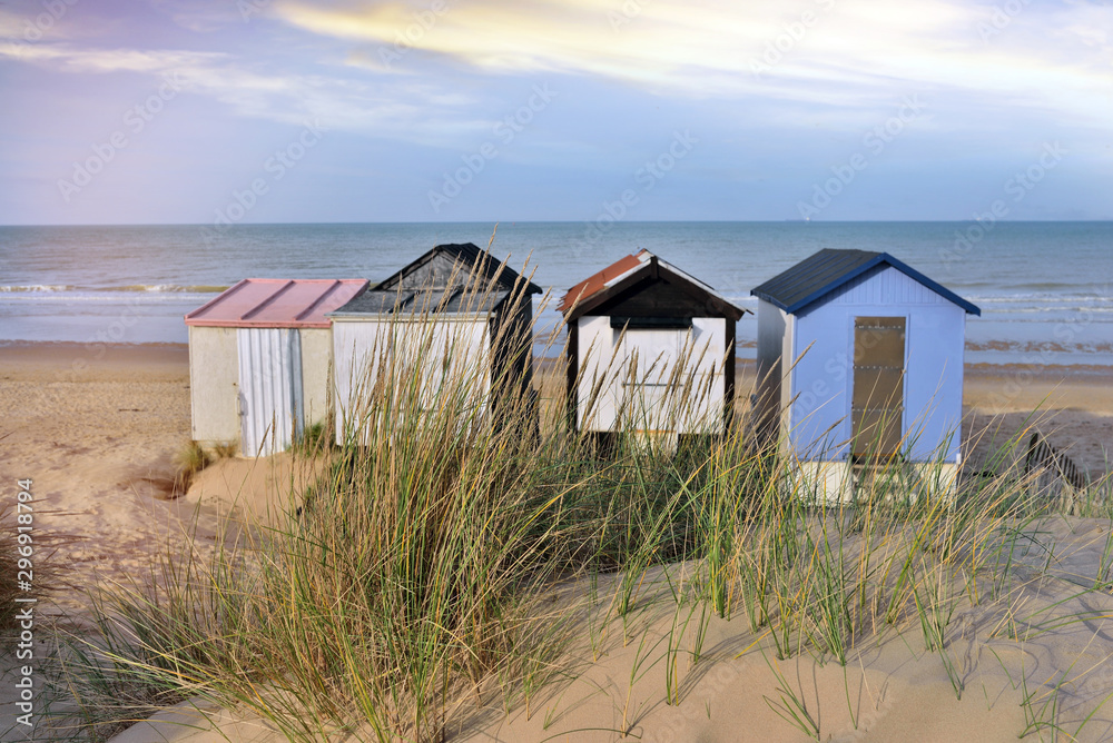 Cabines de plage à Calais Cabines de plage à Calais