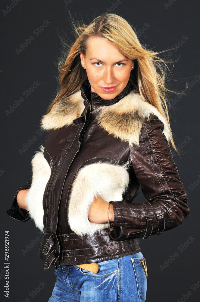 Portrait of a charming caucasian young woman Portrait of a charming caucasian young woman