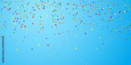 Festive confetti. Celebration stars. Joyous stars 