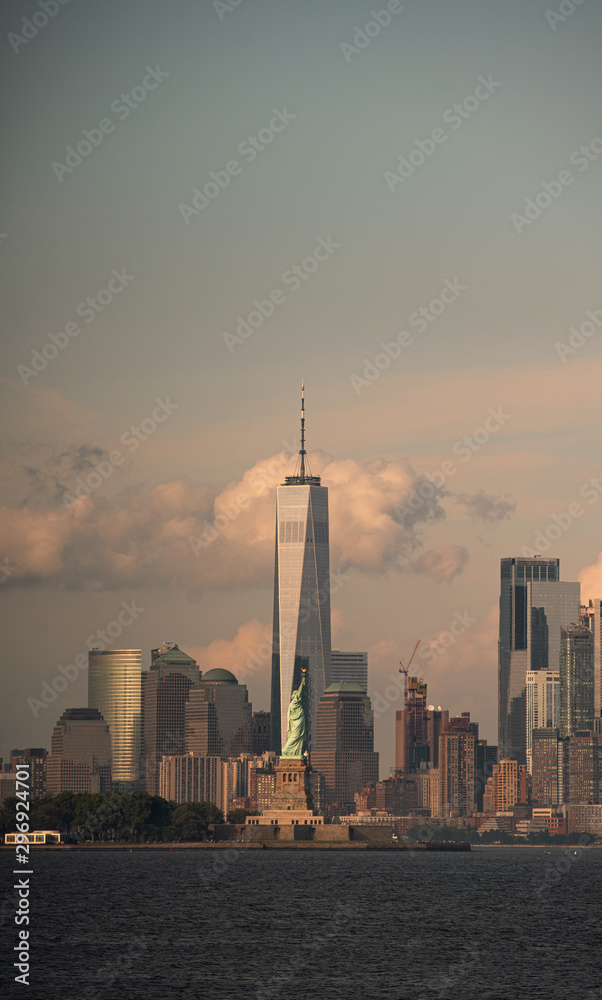 New York Skyline in the Evening